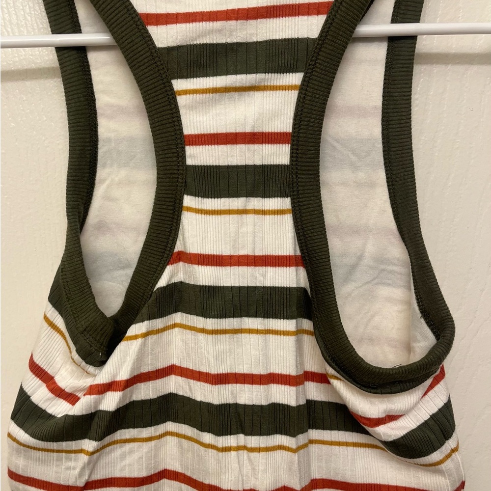 Madewell Striped Ribbed Crop Top - Picture 4 of 4